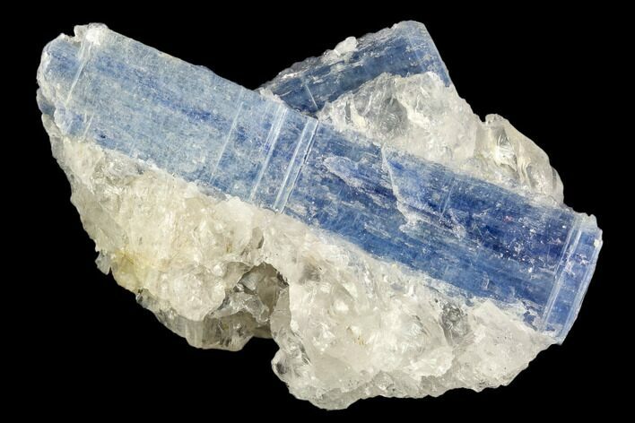 Vibrant Blue Kyanite Crystals In Quartz - Brazil #118840